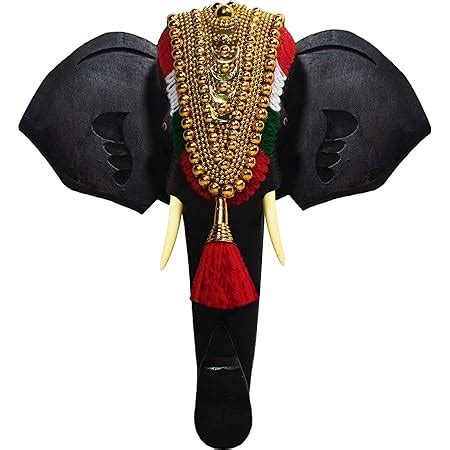 Quality Kerala Nettipattam - Elephant Caparison - Wall Hanging 6.3 Feet ...