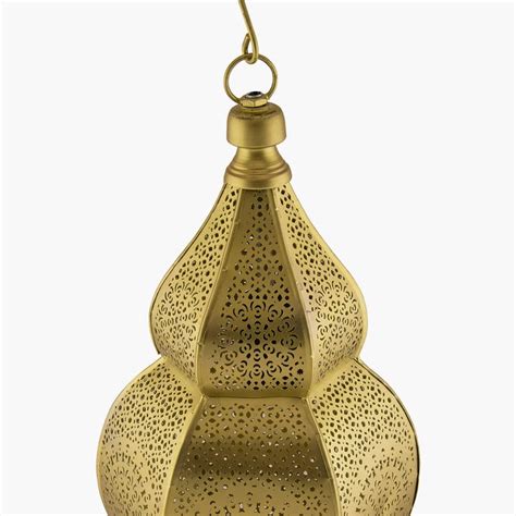 Buy HOMESAKE Contemporary Decor Gold Textured Metal Ceiling Lamp from ...