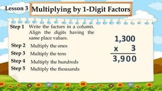 Image result for Multiplying Multi Diget Factors