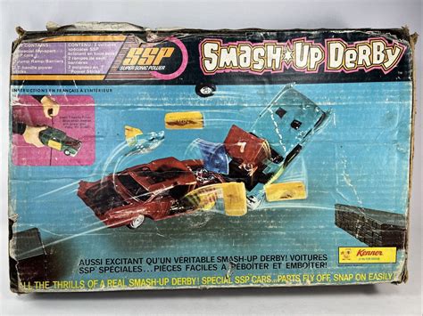 Kenner SSP Smash Up Derby Box Only 57 Chevy 57 Ford as is empty Vintage ...