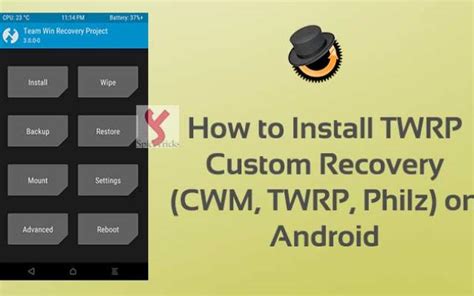 Image result for Install CWM Recovery