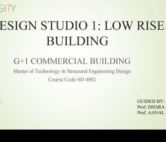 Design of Steel Structure for G+1 Commercial Building | CEPT - Portfolio