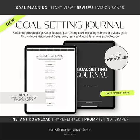 Image result for Goal Setting Planner Notebook