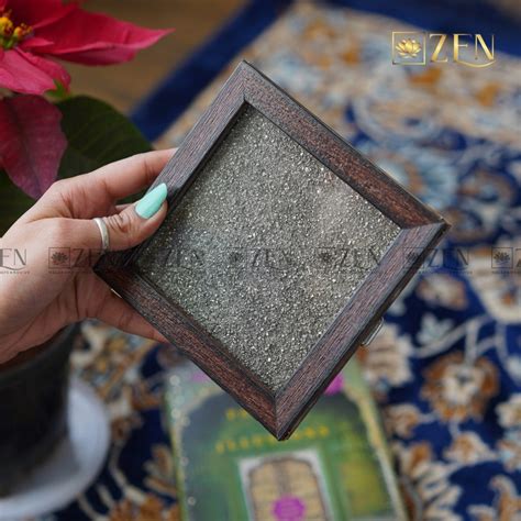 Pyrite Dust Plate Frame | The Zen Crystals