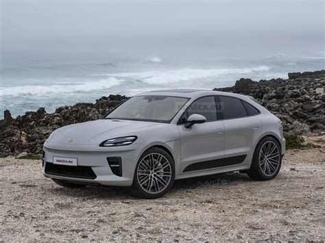 Here's A Taycan-esque Take On The 2023 Porsche Macan EV | Carscoops