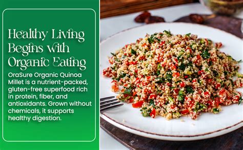 Orasure Organic Quinoa Millet 450g (Pack of 3)| Gluten-Free Superfood ...