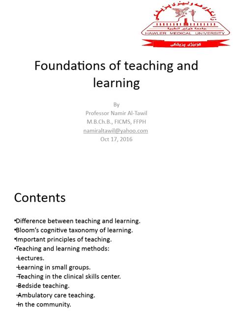 Image result for Introduction to Teaching and Learning