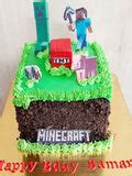 Minecraft Gaming Theme Birthday Cake – De Cakery