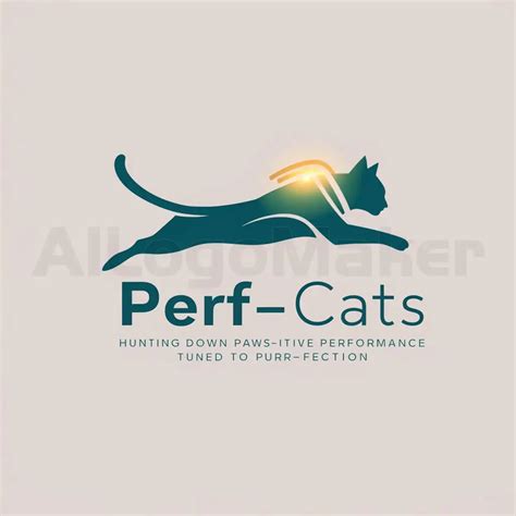 LOGO Design For PerfCats Modern Minimalist with TechSavvy Feline Theme | AI Logo Maker