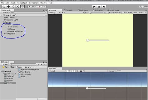 Slider Unity C 的图像结果