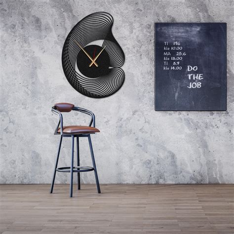 Black Minimalist Large Wall Decor – oliveandgray