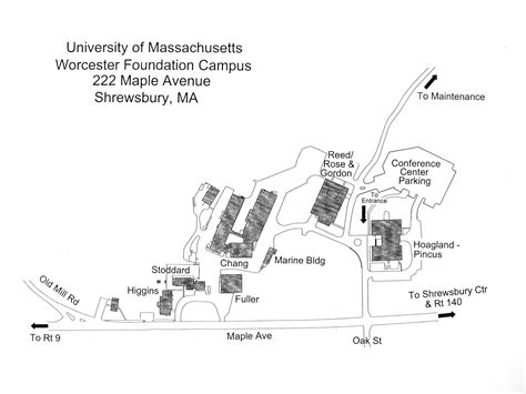 Umass Lowell Campus Map