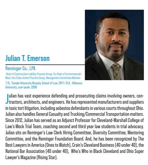 Reminger Shareholders Recognized in Lawyers of Color's Law Firm Leaders ...