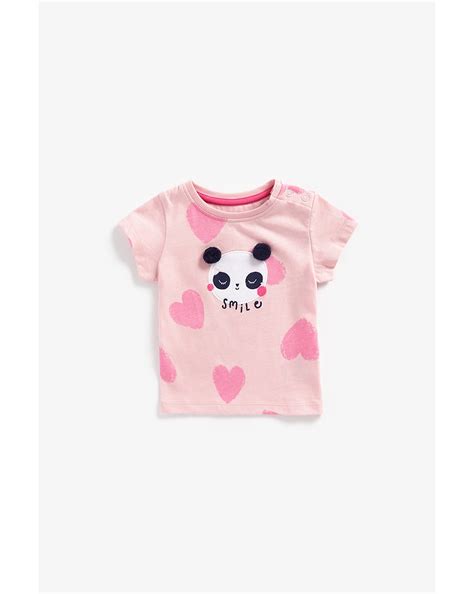 Buy Girls Half Sleeves Tops All Over Heart Print-Pink Online at Best ...