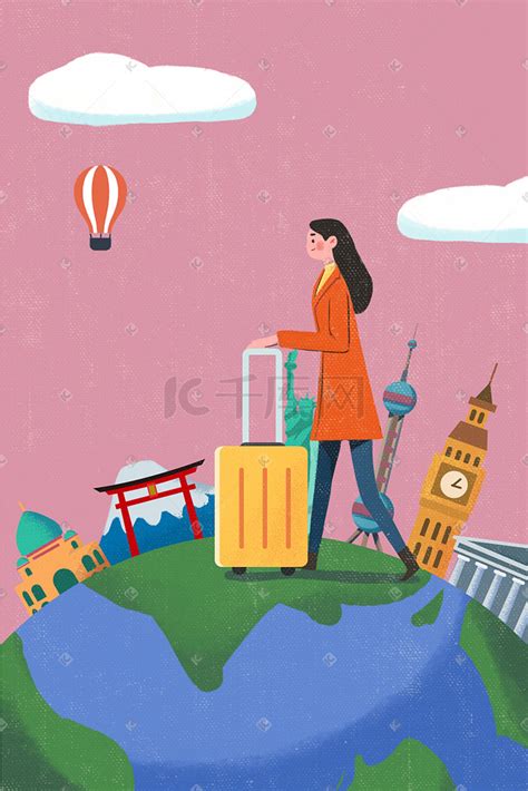 环游世界卡通 的图像结果