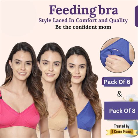 Premium Feeding Bras for New Moms (Set of 6) – kala-niketan.in