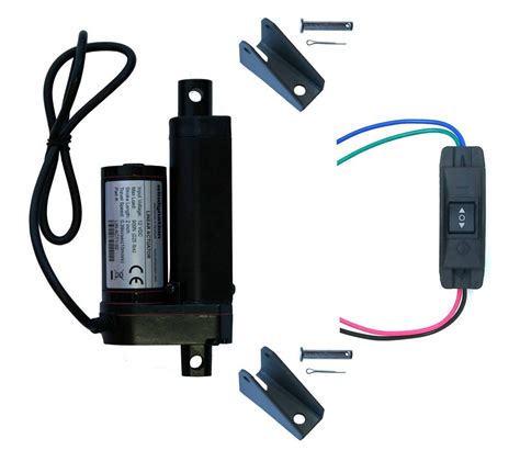 Buy WindyNation 2 Inch 2" Stroke Linear Actuator 12 Volt 12V 225 Pounds ...