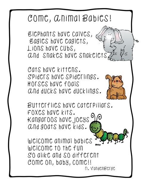 Poetry About Animals