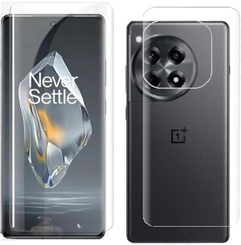 4 YARDS Oneplus 12R 5G Tempered Glass Front and Back Full Glue Screen ...