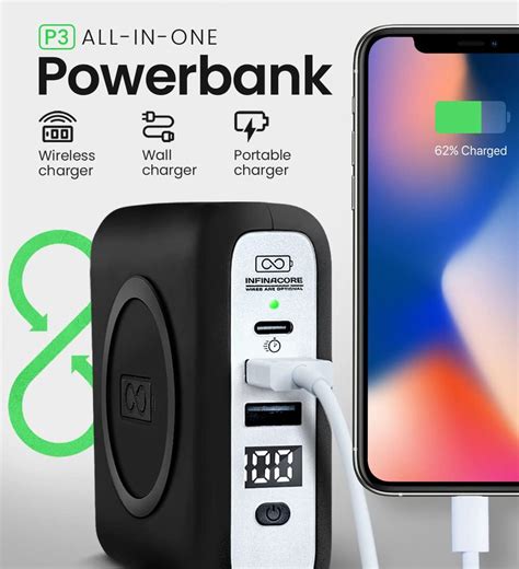 Buy InfinaCore Pandora Portable Power Bank Charger (P3) Global Wireless ...