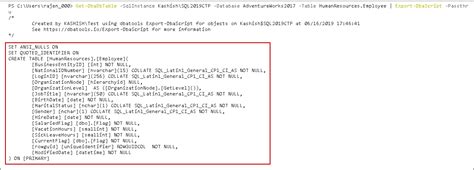 Script SQL Database 的图像结果
