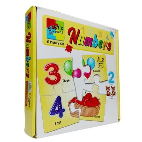 Baby's First Puzzle Set-Puzzle Set for Toddlers-A Set of 5 Jigsaw ...