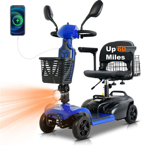 Amazon.com: MOVEMAGIC Mobility Scooter, 4-Wheel Mobility Scooter for ...