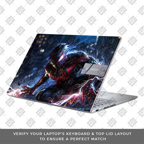 Miles Morales Shockwave Asus Vivobook X1605ZA Laptop Skin