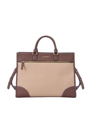 Buy Lino Perros Monroe Mira Tan Tote Bag with Detachable Straps Online