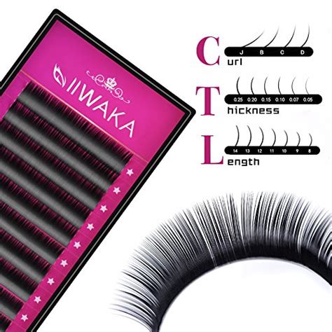 Buy Generic B, 0.10mm: IIWAKA Lash All sizes, 12rows/case, 8~14mm mix ...