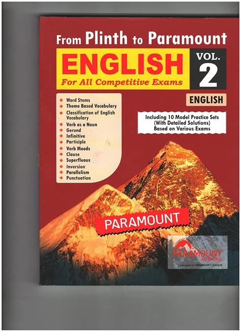 Buy FROM PLINTH TO PARAMOUNT ENGLISH VOL.2 ENGLISH Book Online at Low ...