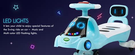 Baybee Miramar Baby Swing Car for Kids | Twister Ride on Toy Kids Car ...