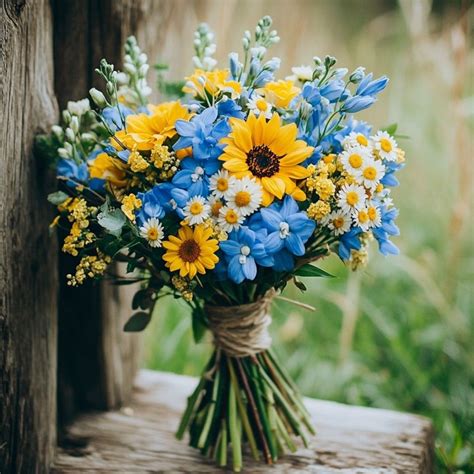 Beautiful Blue and Yellow Wedding Bouquets: Tips & Ideas to Inspire ...
