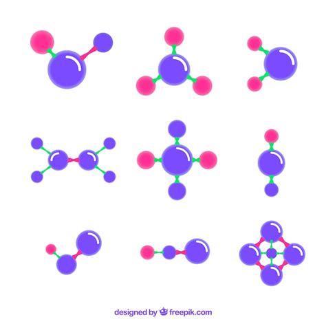 Cartoon molecule Images - Free Download on Freepik