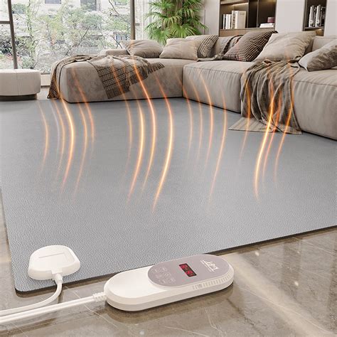 Amazon.com: MOFGOE Infrared Radiant Floor Heater, Electric Heated Large ...