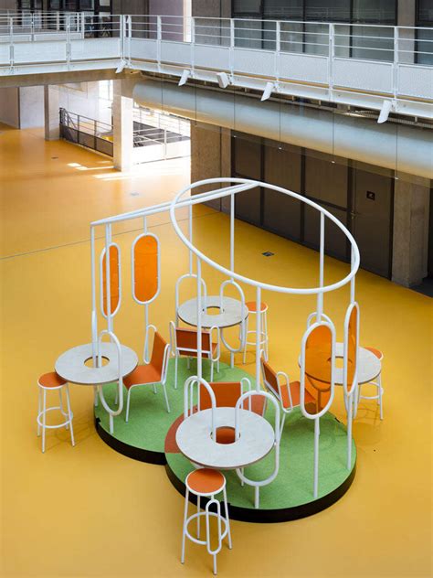 These public seating units by Matali Crasset form mini community ...