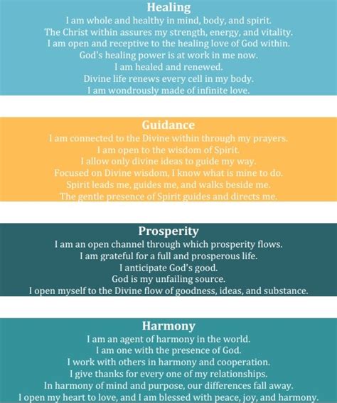 Prayers & Affirmations - Friends of Unity