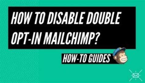 Image result for Double Opt-In MailChimp
