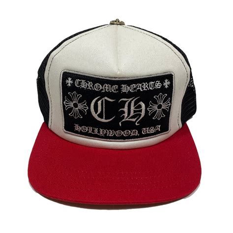 Chrome Hearts Cross Patch Baseball Hat - Red || Limited Stock!