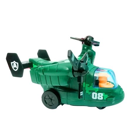 VParents Helicopter Push and go Durable Scale Friction Powered Kids ...