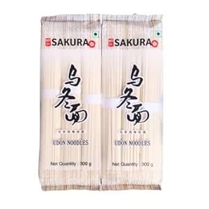 Sakura Udon Noodles, Pack Of 2, Vegetarian, 300 grams : Amazon.in ...