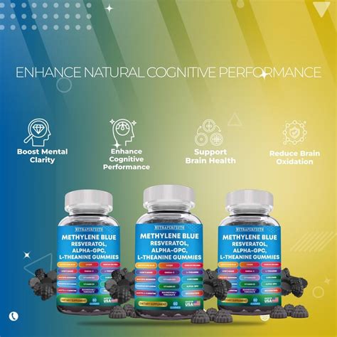 NutraPerfecto Sugar Free Methylene Blue Gummies Supplement with India ...