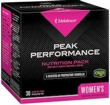 Melaleuca Peak Performance Nutrition Pack Womens Formula 30 Am And Pm ...