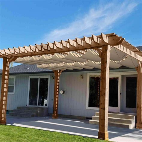 23+ Outdoor Pergola Designs With Canopies