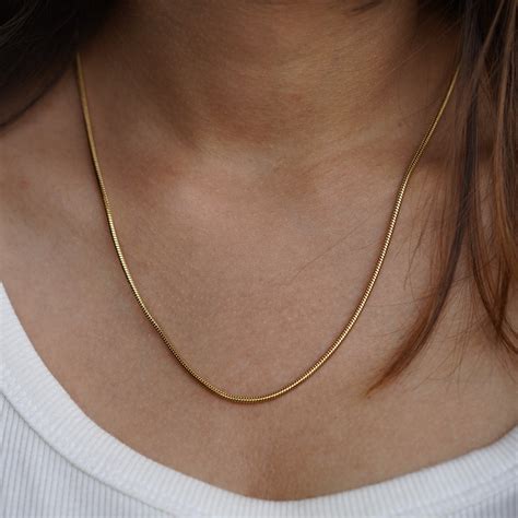 Minimal Snake Chain – I Blame Beads
