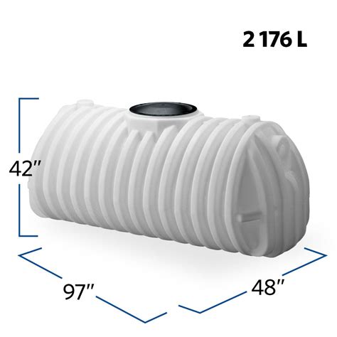 575 Gallon Plastic Underground Water Storage Cistern Tank | 44360 ...