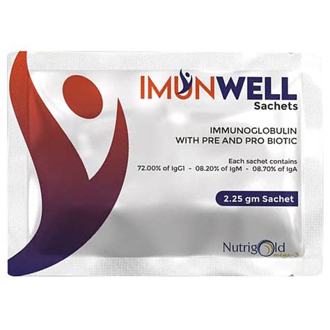 Buy Imunwell Sachet 10*2.25 gm | 19 Minutes Delivery | Apollo Pharmacy
