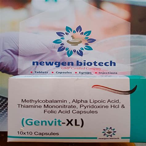Genvit-XL Capsules Newgen Biotech Pvt. Ltd.
