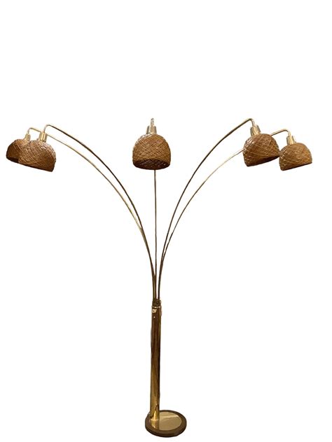 Lot - Mid Century Modern Arched Floor Lamp