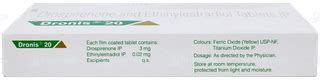 Dronis 20 | Order Dronis 20 Tablet Online at Truemeds